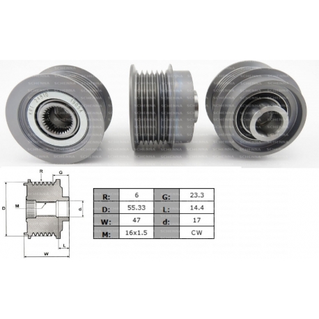 ALTERNATÖR KASNAK 5KANAL HYUNDAI I30 I20 IX20 IX35 ELANTRA KIA RIO