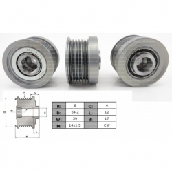 ALTERNATÖR KASNAK 5KANAL VW POLO CADDY SEAT AROSA SKODA FELICIA