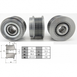 ALTERNATÖR KASNAK 5KANAL VW PASSAT AUDI A3 A6