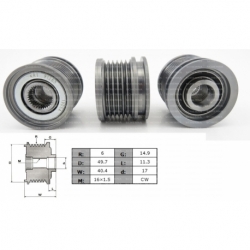 ALTERMATOR KASNAK KAPLIN TRANSPORTER T5 (535011810)