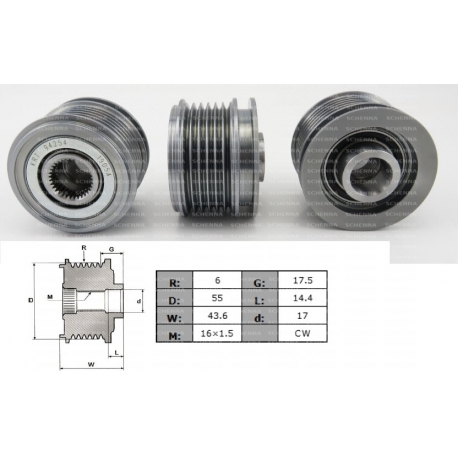 ALTERNATÖR KASNAK 7KANAL RENAULT MEGANE III LAGUNA III MASTER