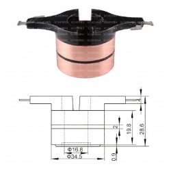 DİYOT TABLASI MITSUBISHI L300 8mm KALIN CIVATALI 85mm 6DİYOTLU