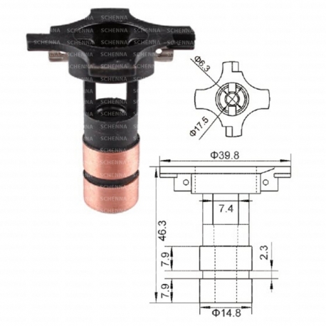 DİYOT TABLASI (+) (-) RENAULT R9 35AH